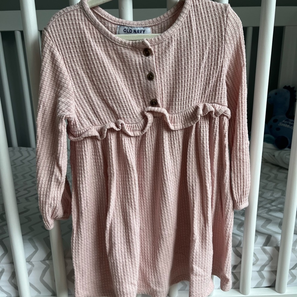 Old Navy Light Pink Waffle Knit Top 3T